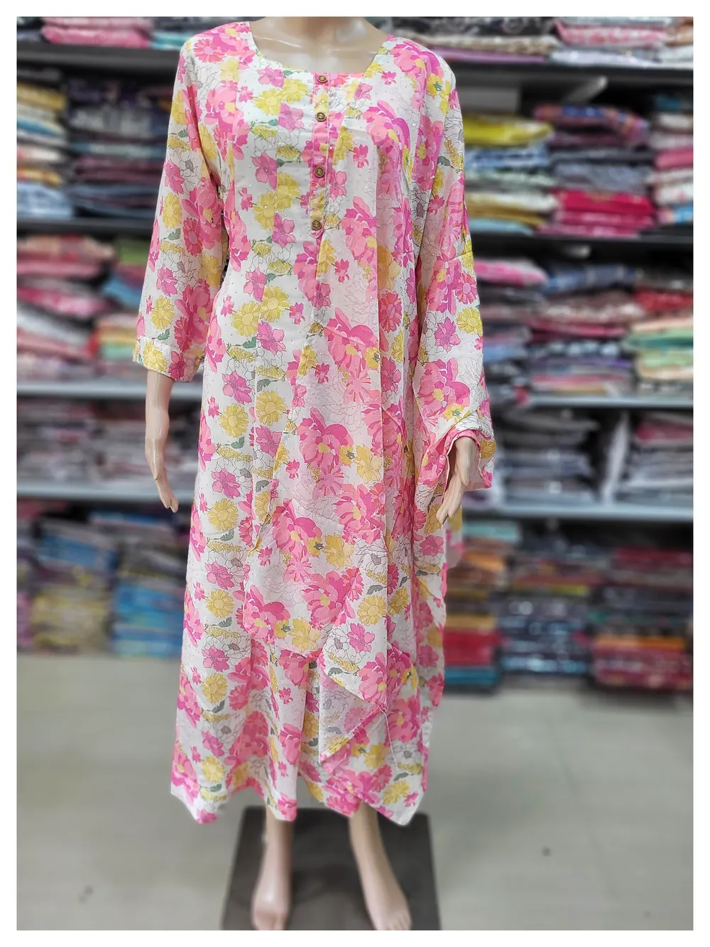 Kurti with Shawl | KS686