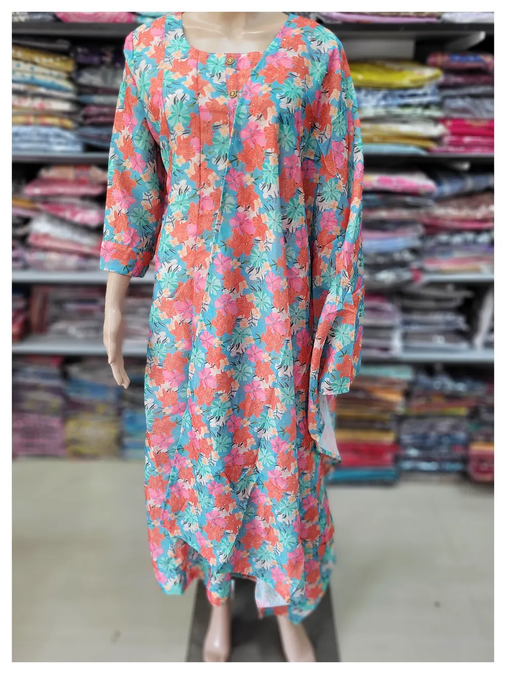 Kurti with Shawl | KS692