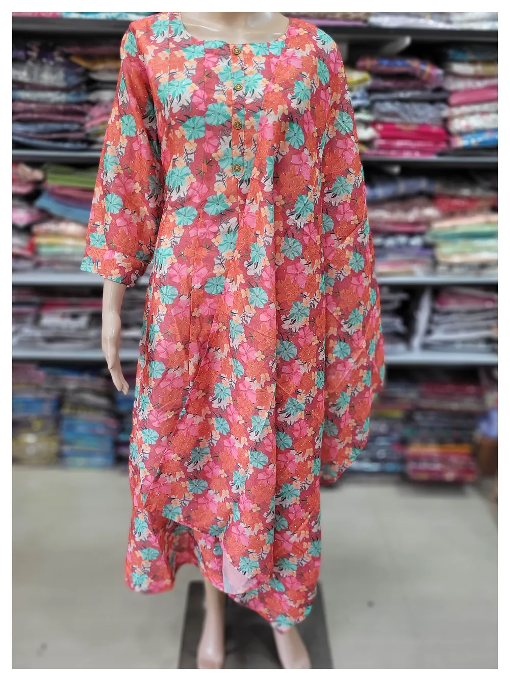 Kurti with Shawl | KS687