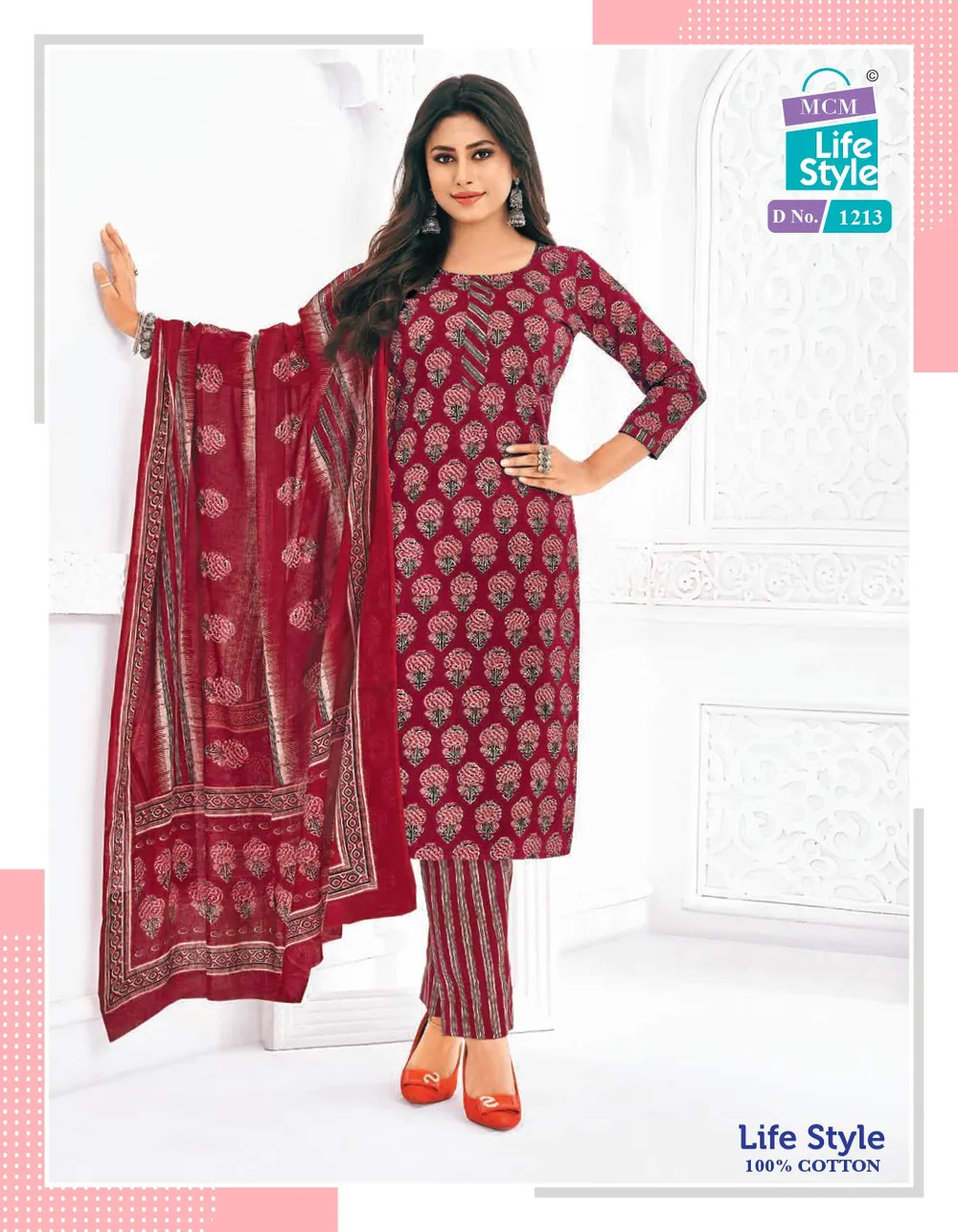 MCM | Top Bottom Dupatta Set MC1213 | TS1380