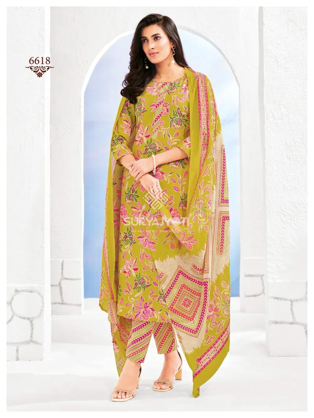 Top Bottom Dupatta Set | TS1622
