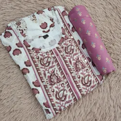 Kurti With Shawl | KS664