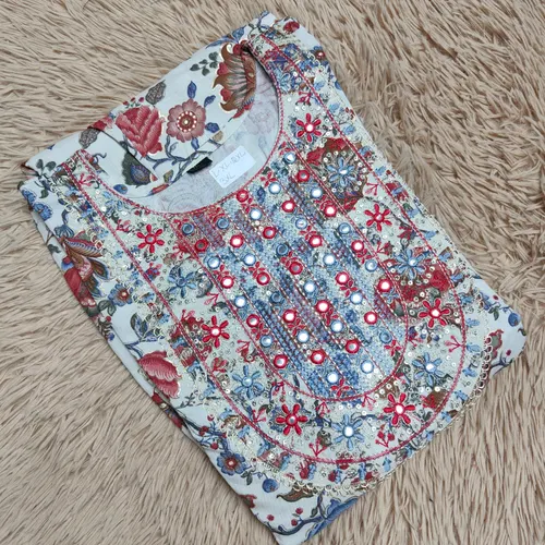 Rayon Anarkali Kurti | AK943