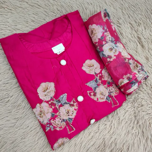 Kurti With Shawl | KS655
