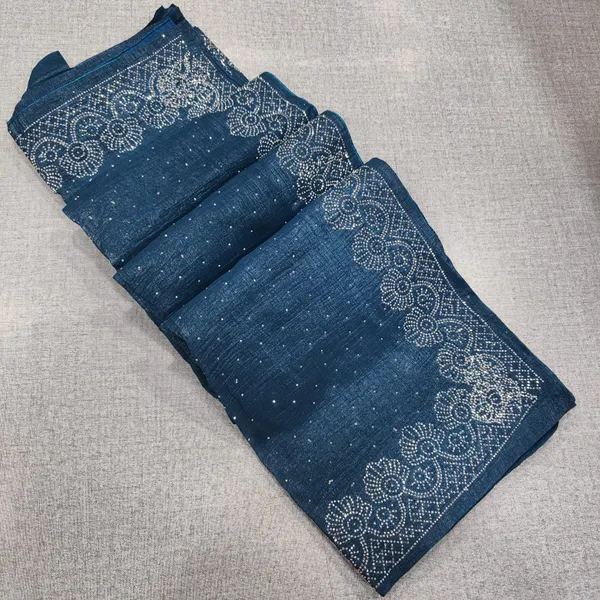Premium Shimmer Space Silk Saree | SR73