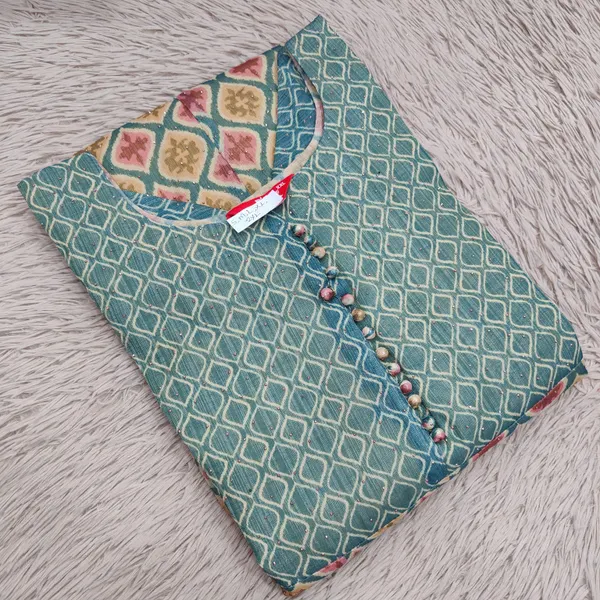 Silk Long Anarkali Kurti | AK1869