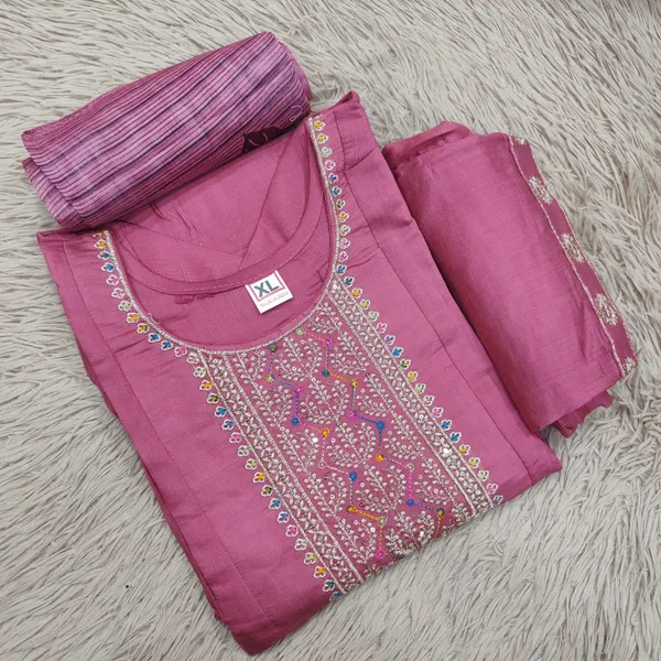 Vatican Silk Top Bottom Dupatta set Collection  | TS2319