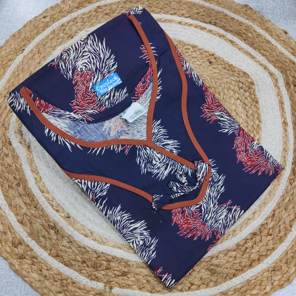 Pure Gujiri Cotton Nighty | NT3840