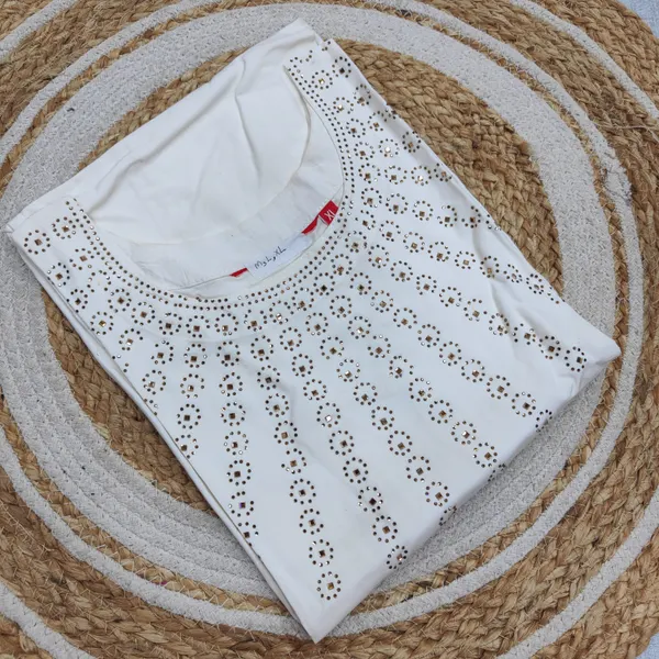 Stright Kurti with Side Cut | SD182