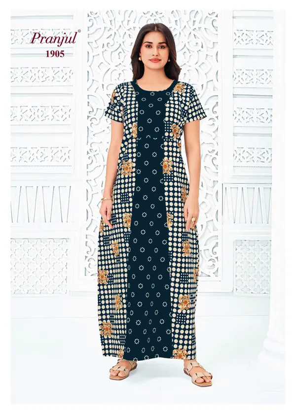 Pranjul Nighty Pure Cotton | PN1905