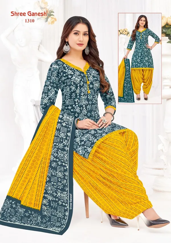 Sree Ganesh Salwar With Patiyala Pant SP1310