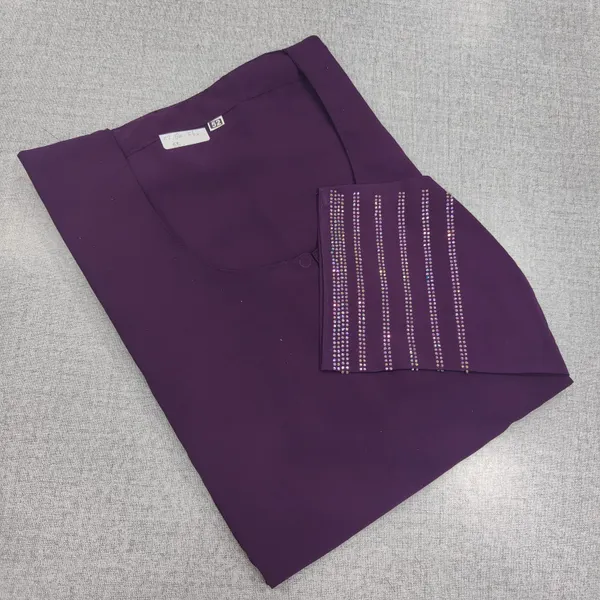 Premium Almas Burkha with Stone Work | BK53