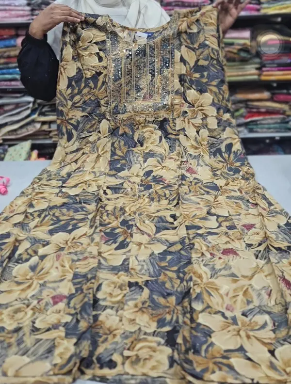 Heavy Rayon Anarkali Kurti | AK1105