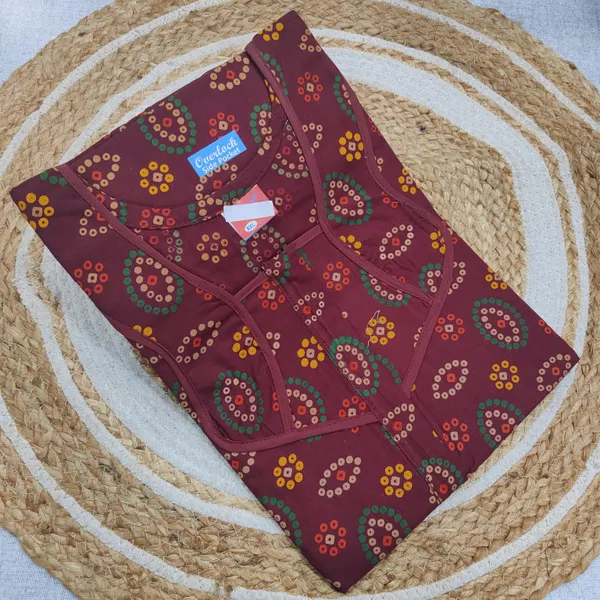 Pure Gujiri Cotton Nighty | NT3834