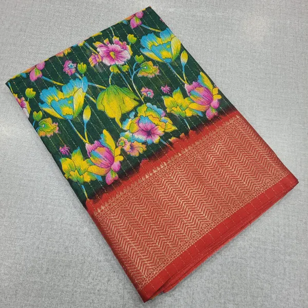 Soft Silk Saree with Zari Lines | SR171