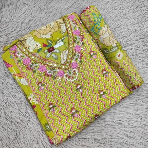 Anarkali Kurti with Dupatta Set | KS1156