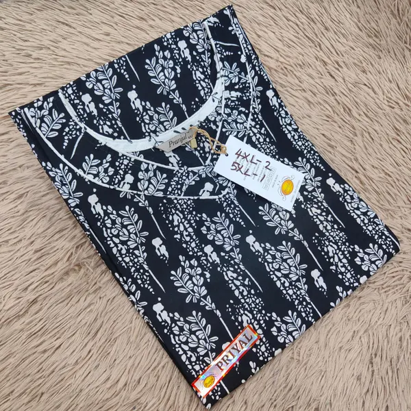 Pranjul Pure Cotton Straight Kurti | PK304