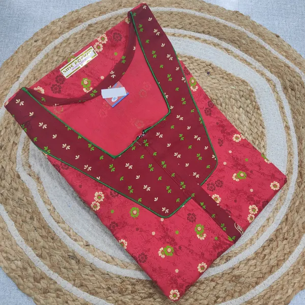 Premium Cotton 60 Inch Length Nighty | NT3942