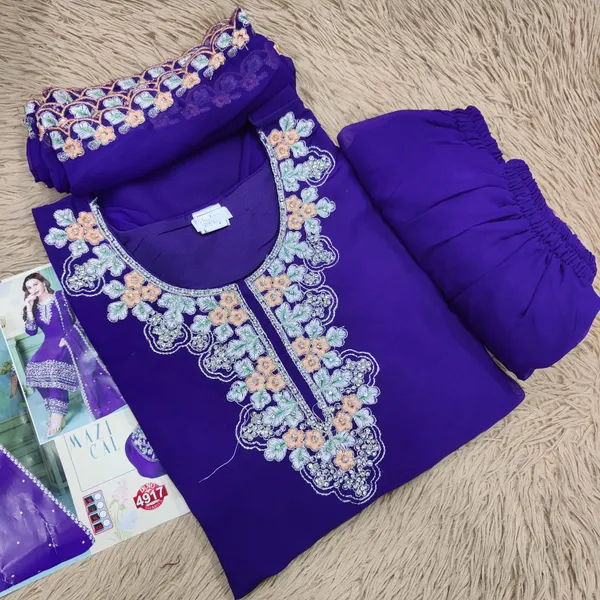 Top Bottom Dupatta set | TS2130
