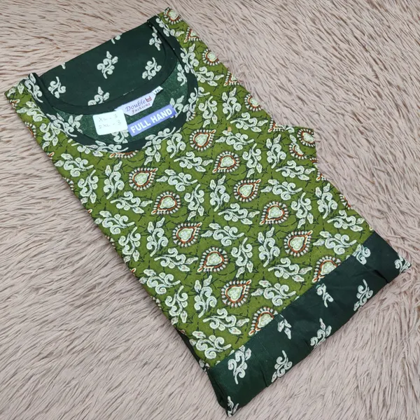 Full Hand Premium Frock Style Nighty } NT3095