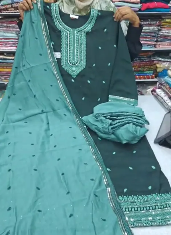 Top Bottom Dupatta Set | TS2710