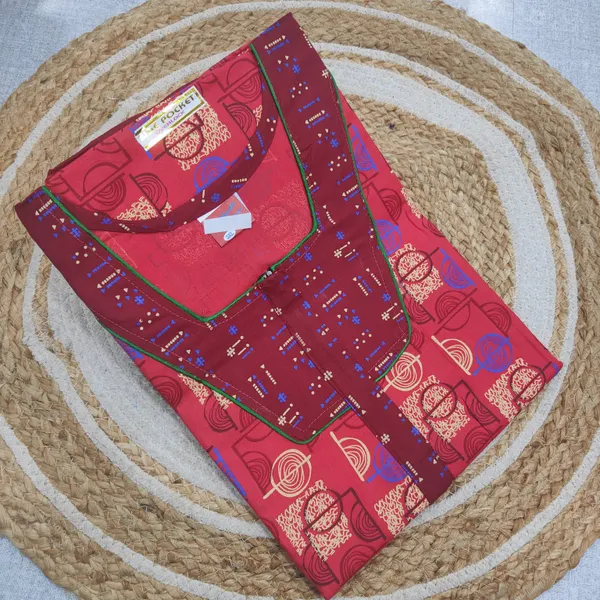 Premium Cotton 60 Inch Length Nighty | NT3940