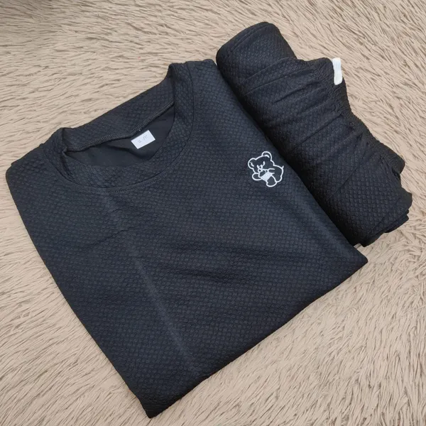 Imported Stretchable T-Shirt & Pant Co-Ord Set | W442