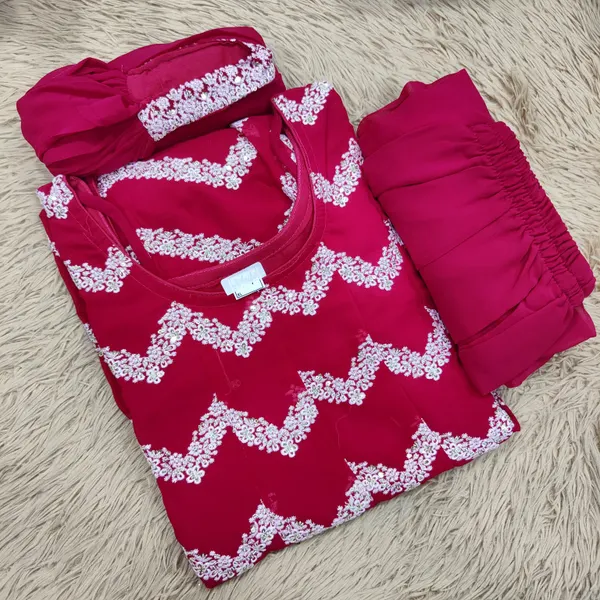 Top Bottom & Dupatta Set | TS2115