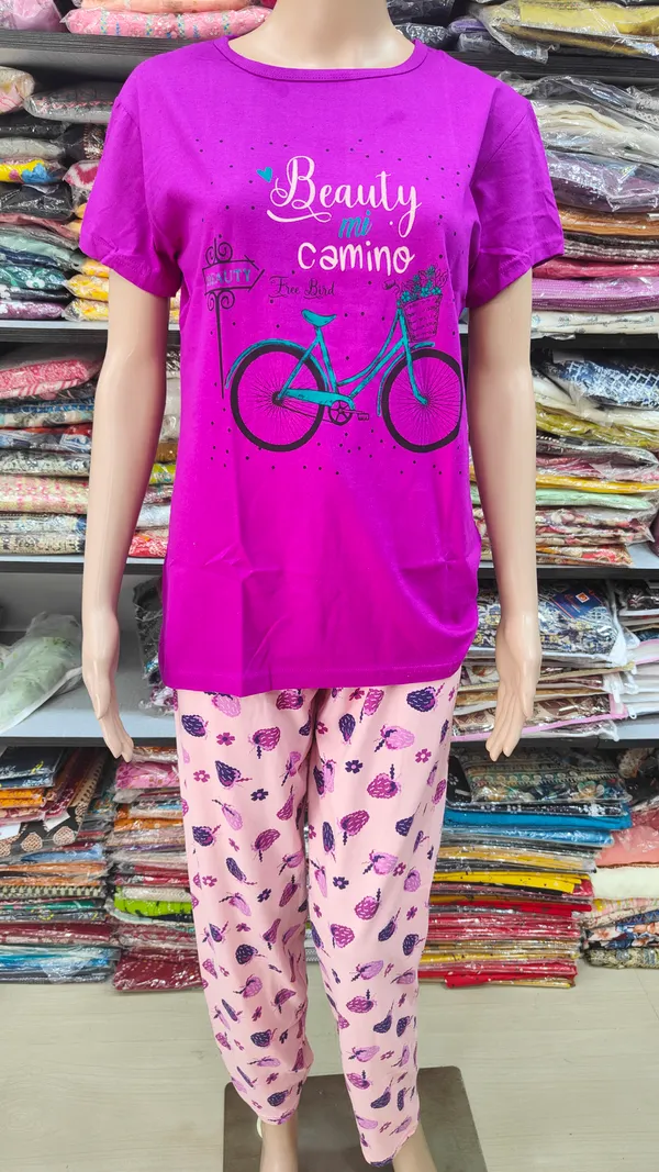 Premium Cotton Night Suit | NS167