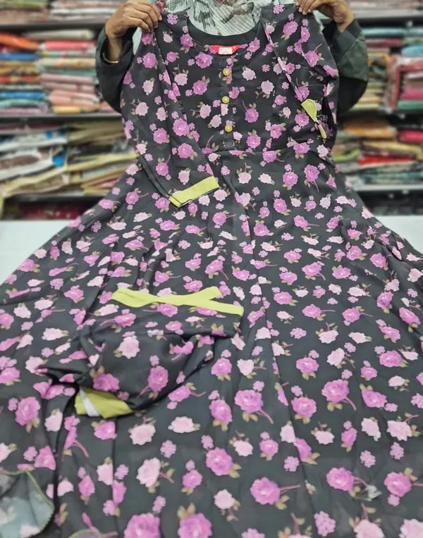 Anarkali Kurti with Dupatta | KS766