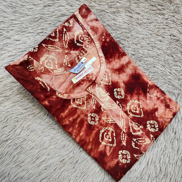 Marble Vellfire Nighty | NT2183