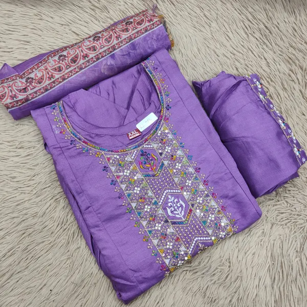 Vatican Silk Top Bottom Dupatta set Collection  | TS2312