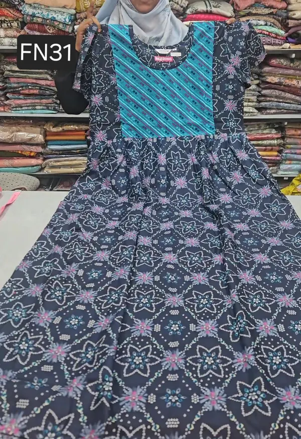 Feeding Frock Nighty / Maxi Gown | FN31