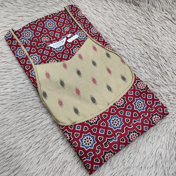 Premium Cotton Frock  Nighty with Adjustable Rope & Side Pocket | NT3374