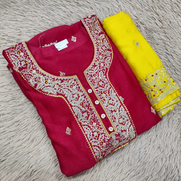 Kurti With Shawl | KS919