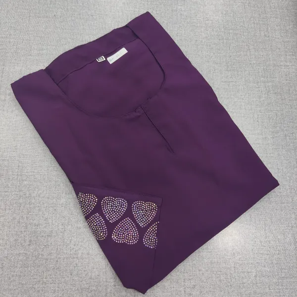 Premium Almas Burkha with Stone Work | BK45