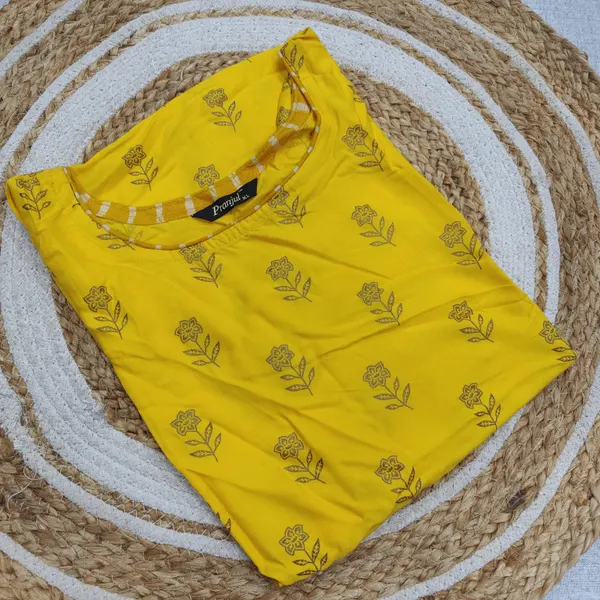 Stright Kurti with Side Cut | SD203