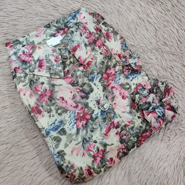 Chiffon Western Frock  | W69