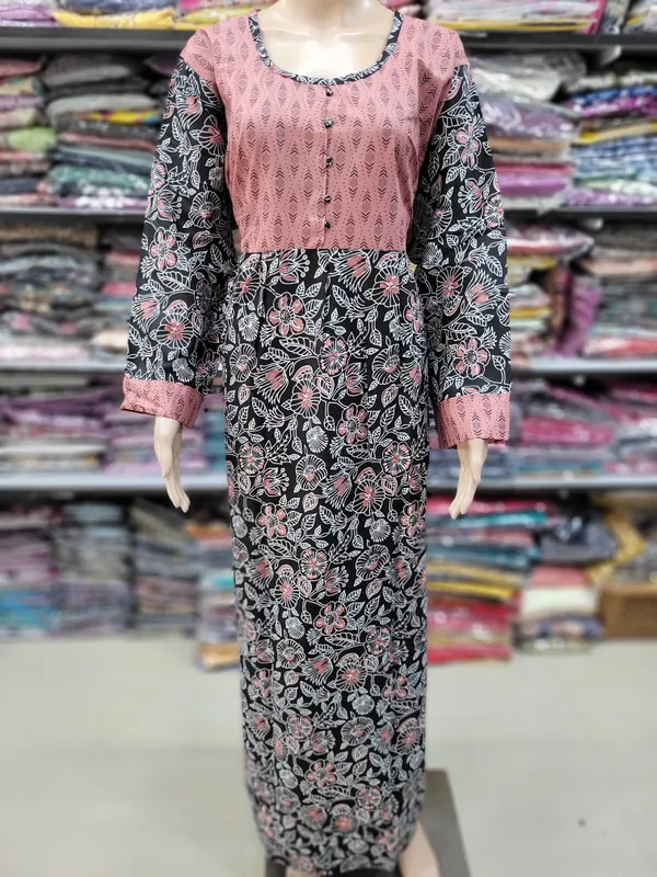 Full Hand Frock Nighty| Premium Quality | NT2327