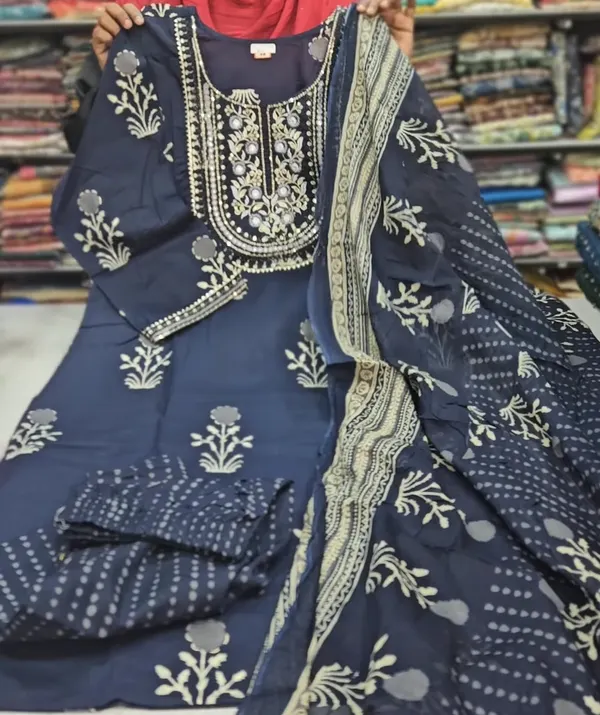 Top Bottom & Dupatta Set | TS2125