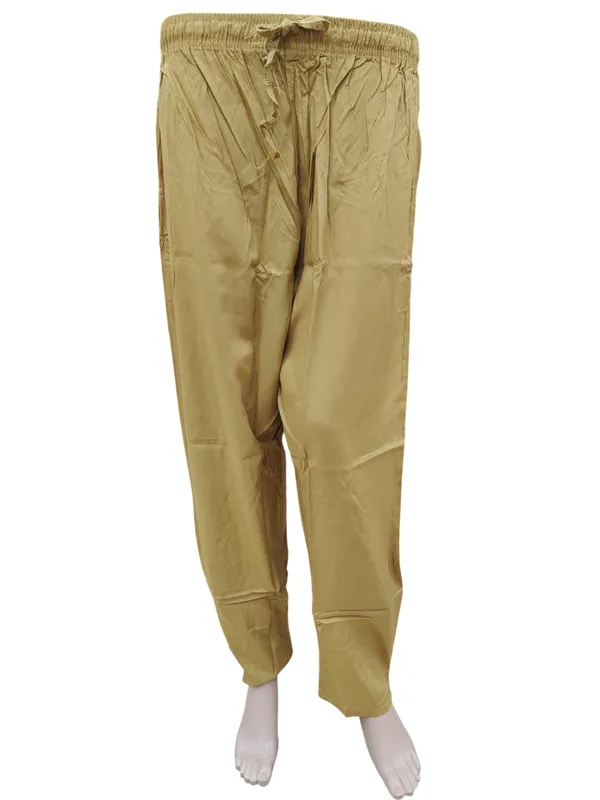 Rayon Straight Pant with Side Pocket & Drawstring | ST09