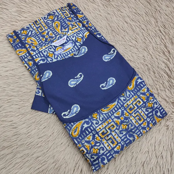 Premium Cotton Frock Style Nighty with Adjustable Rope & Side Pocket | NT3296