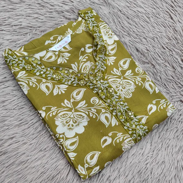 Rayon Anarkali Long Kurti | AK1954