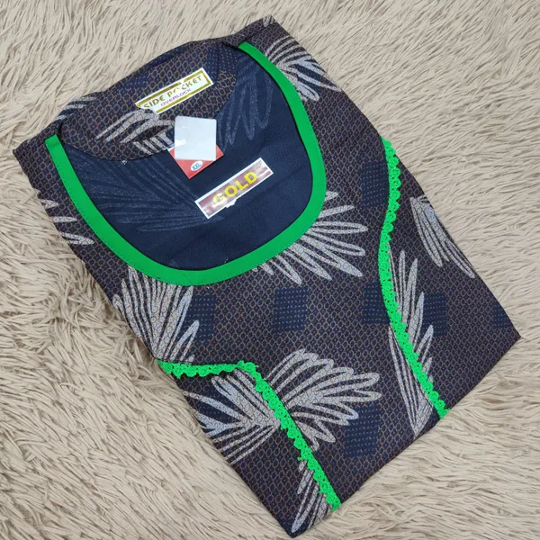 Alphine lace work Nighty | NT2950