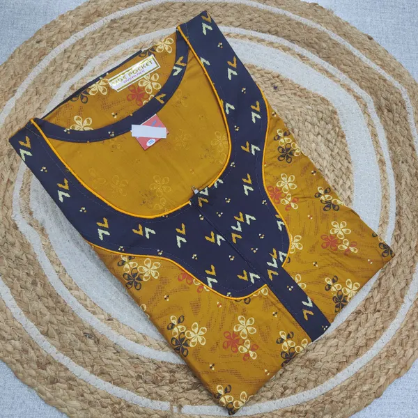 Premium Cotton 60 Inch Length Nighty | NT3946