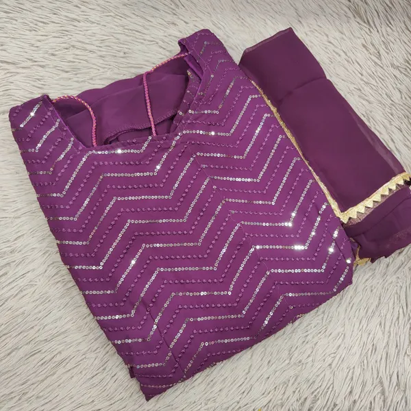 Anarkali long top with Dupatta set | KS1213