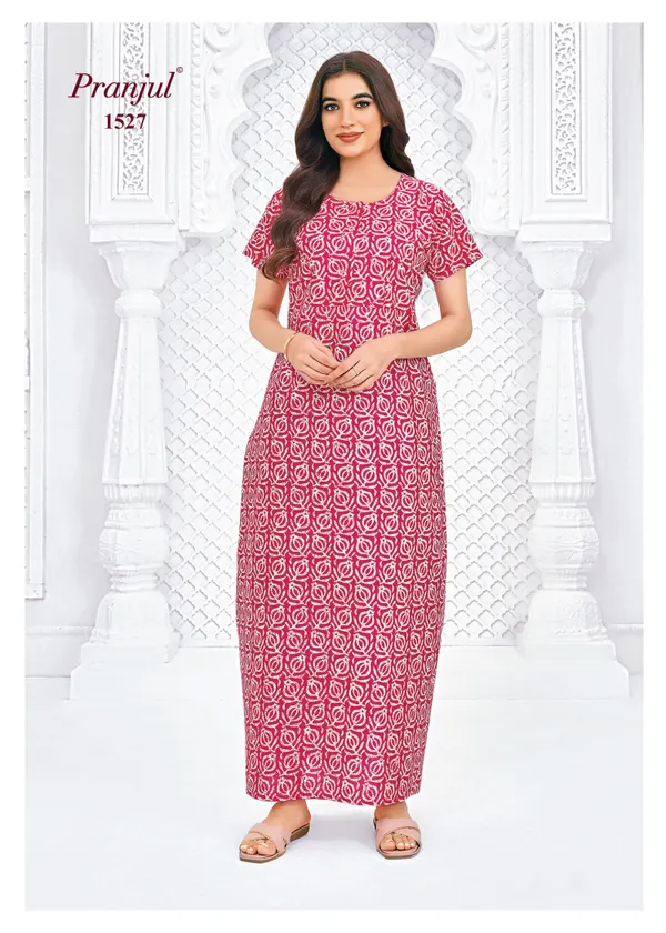 Pranjul Nighty Pure Cotton  | PN1527