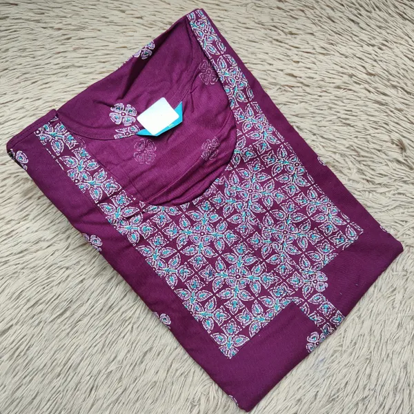 Premium Heavy Cotton Zip Nighty | NT2598