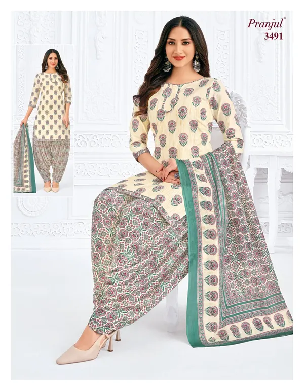 Pranjul Salwar With Patiyala Pant | SP3491