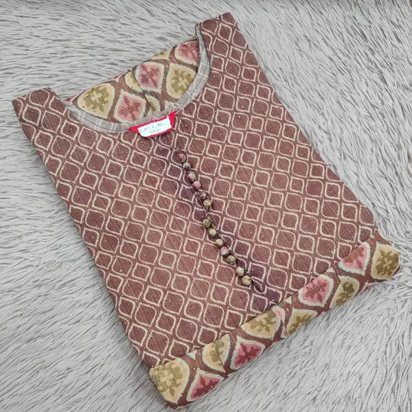 Silk Long Anarkali Kurti | AK1880